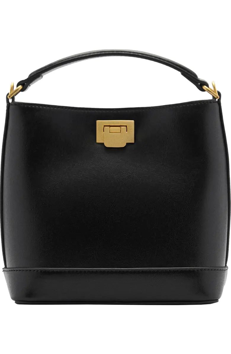 Mini Faux Leather Shopper Bag | Nordstrom