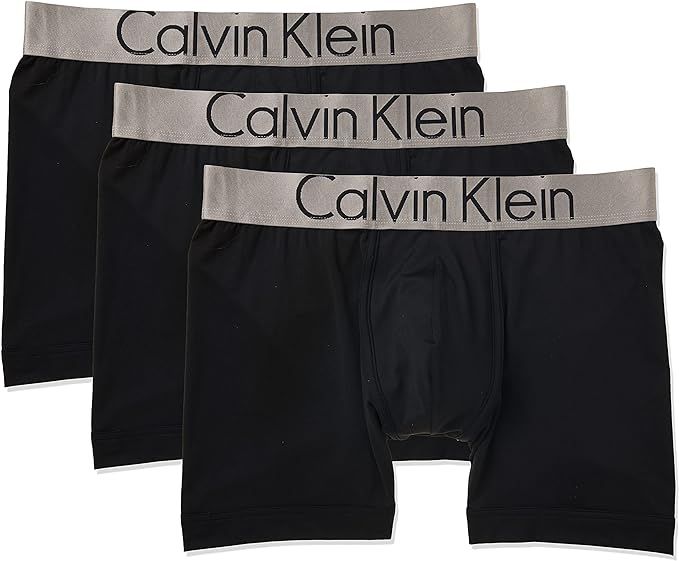 Calvin Klein Men's Steel Micro Boxer Briefs | Amazon (US)