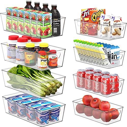 SimpleHouseware Freezer Storage Organizer, Set of 8 (4Medium, 4Large) | Amazon (US)