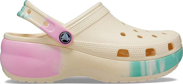 Crocs Women's Classic Platform Graphic Clog | Amazon (US)