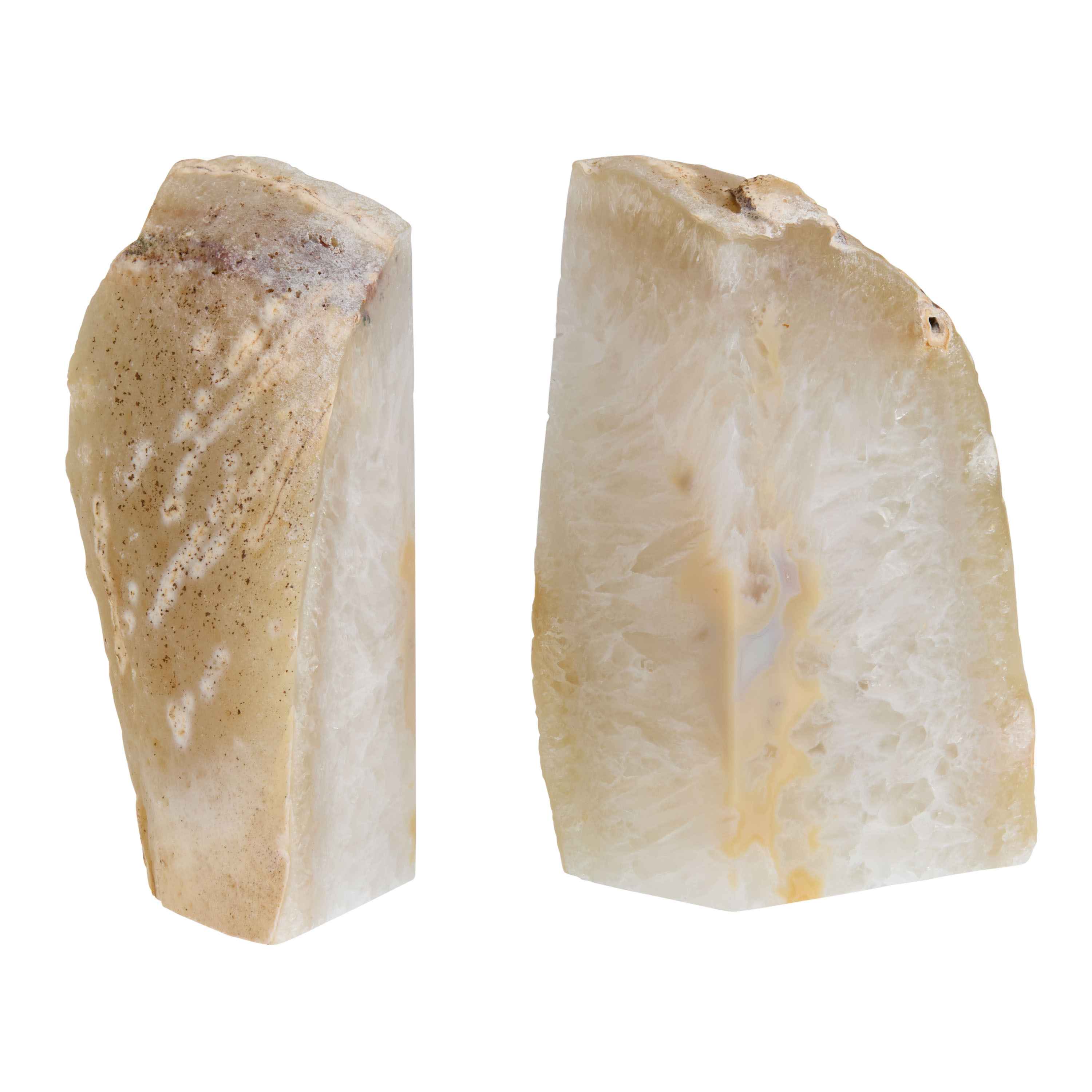 Natural Agate Stone Bookends | World Market