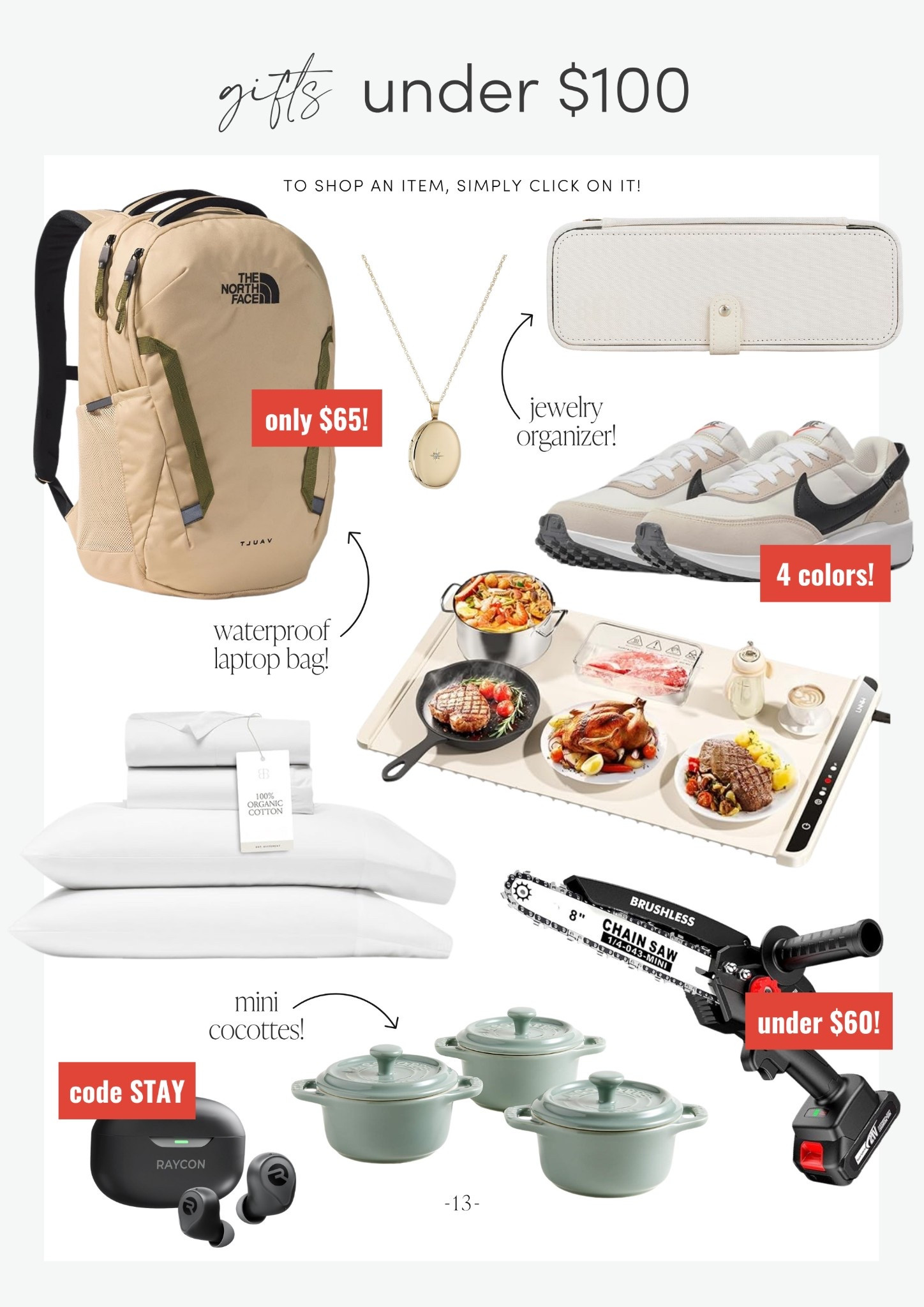 Gifts under $100! The best gifts that look luxe but don’t break the bank! These finds are all under $100 and seriously so good — perfect for anyone on your list.

ComeStayAwhile, Amanda Vernaci 

GiftGuide | HolidayShopping | GiftsUnder100 | LTKHoliday | ComeStayAwhileFinds | LTK gift guide 


#LTKFindsUnder100 #LTKHoliday #LTKGiftGuide