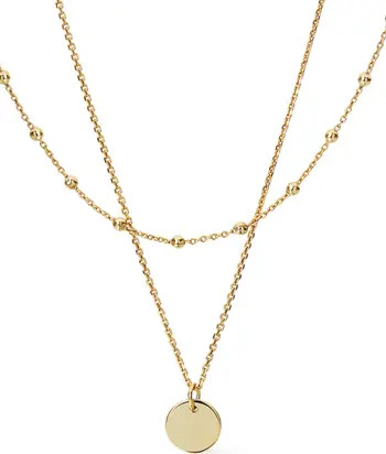 Ana Luisa Willow Layered Coin Pendant Necklae | Nordstrom | Nordstrom