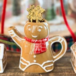 Festive Gingerbread Serveware Collection Creamer | Antique Farm House