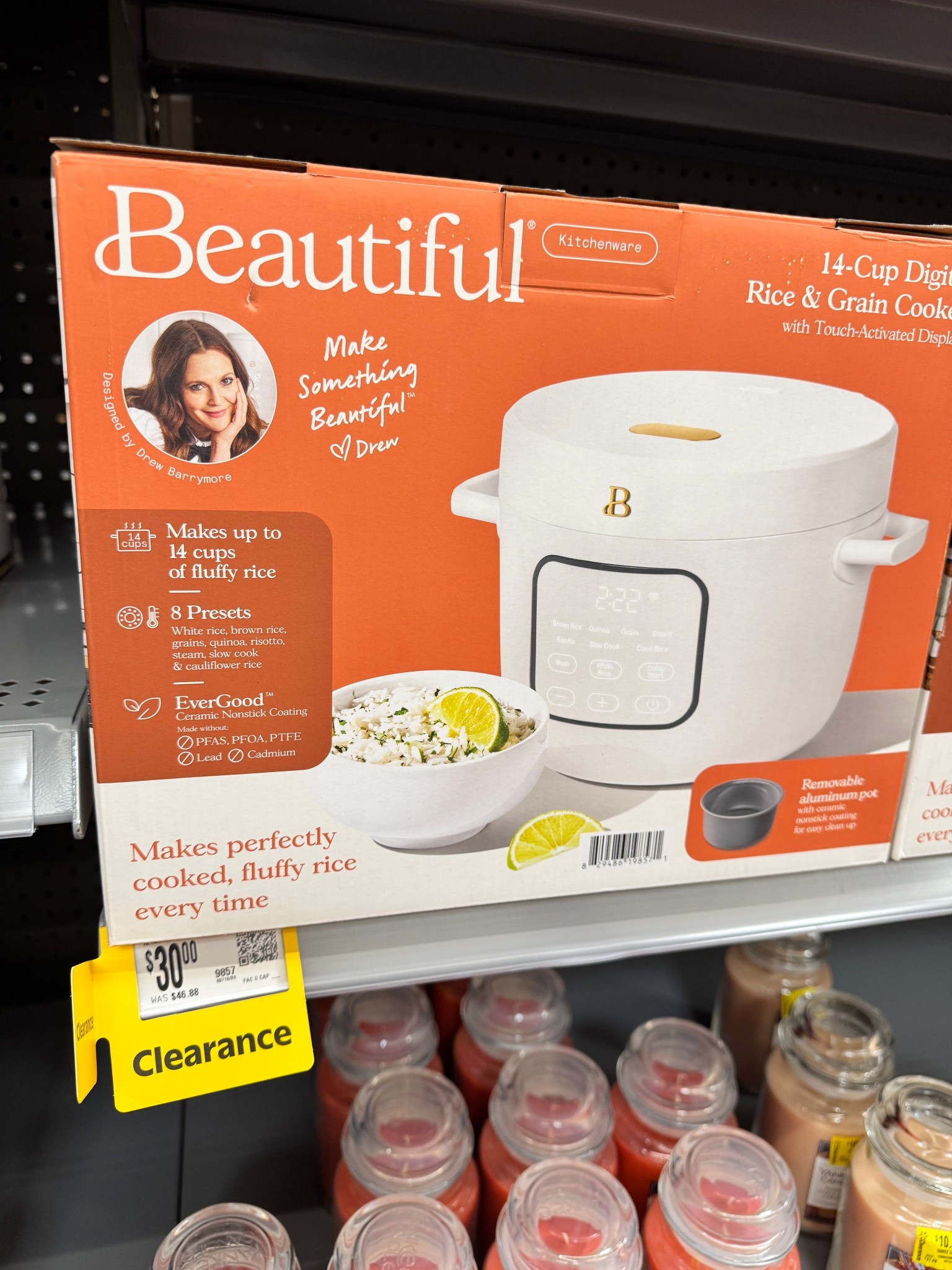 This Beautiful by Drew Barrymore rice cooker in the color White Icing is over 30% off right now. If you don’t have a rice cooker yet, what are you doing because they are game changers!

#LTKfoodie #LTKSaleAlert #LTKHome