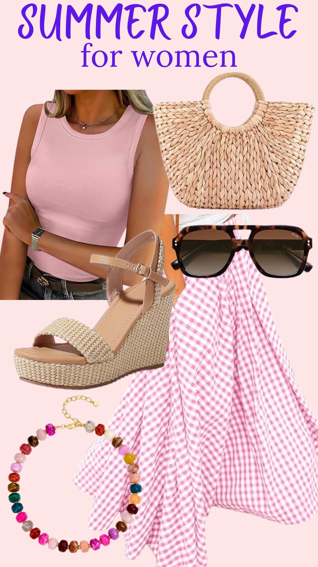 Pink summer style for women

#LTKootd