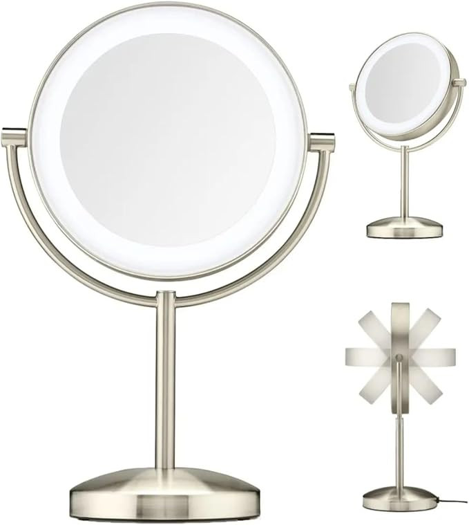 Conair Reflections LED Lighted Mirror, Double-Sided with 1x 10x Magnification | Amazon (US)