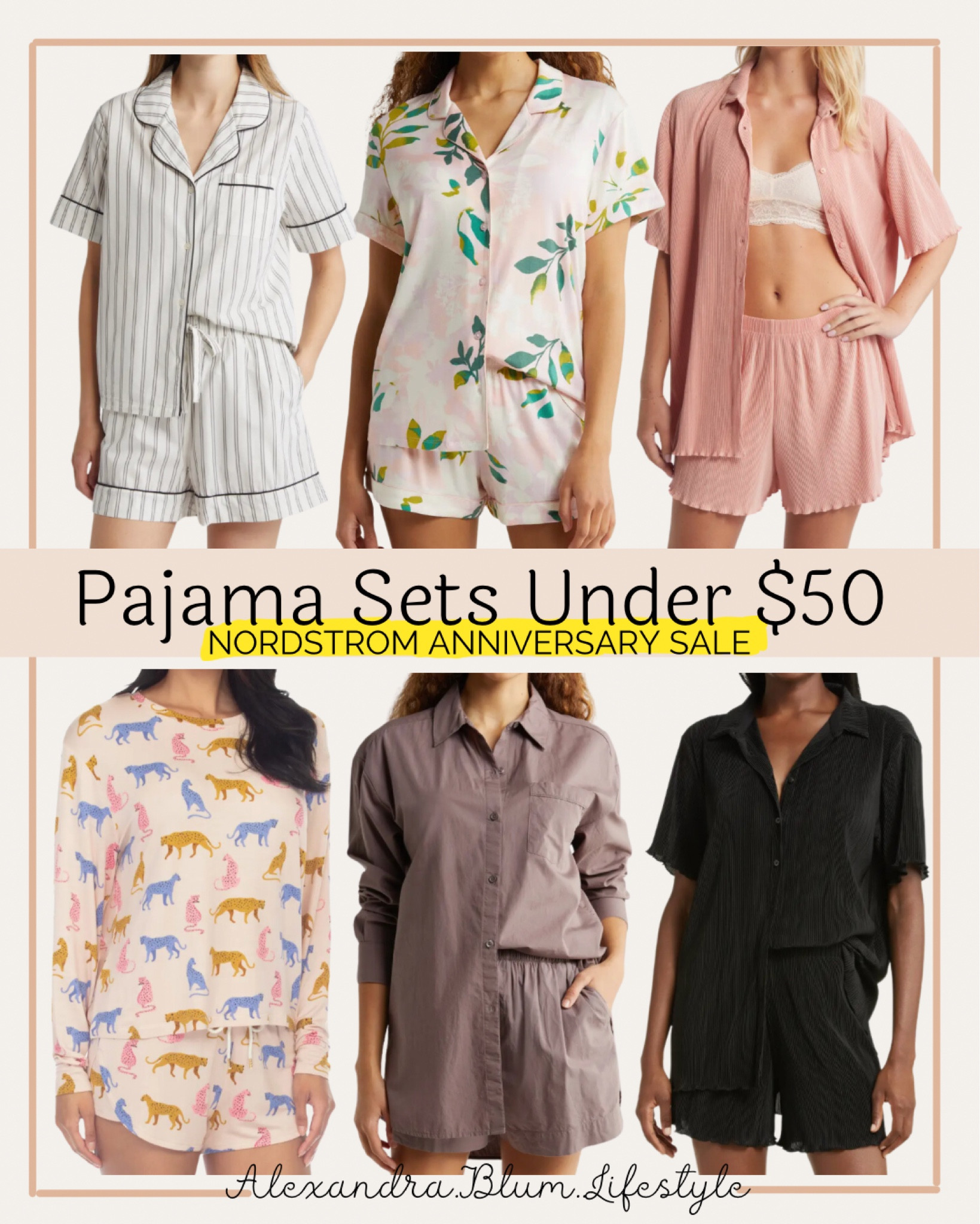 Pajama sets on sale for under $50 during the Nordstrom Anniversary Sale! 

#LTKxNSale #LTKFindsUnder50 #LTKSummerSales