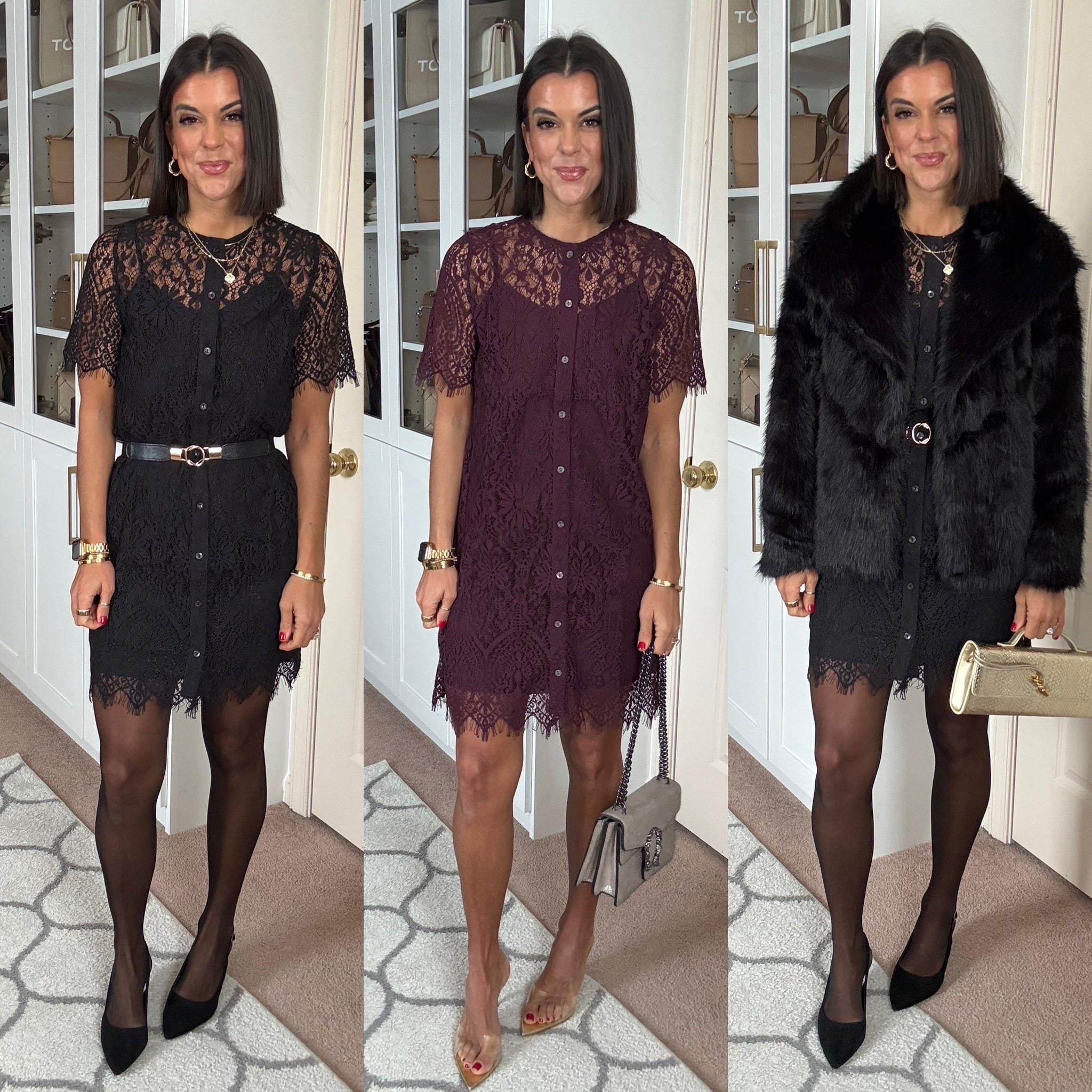 New Walmart dress! Size xs 
Size small in fur 

#LTKSaleAlert #LTKHoliday #LTKFindsUnder100