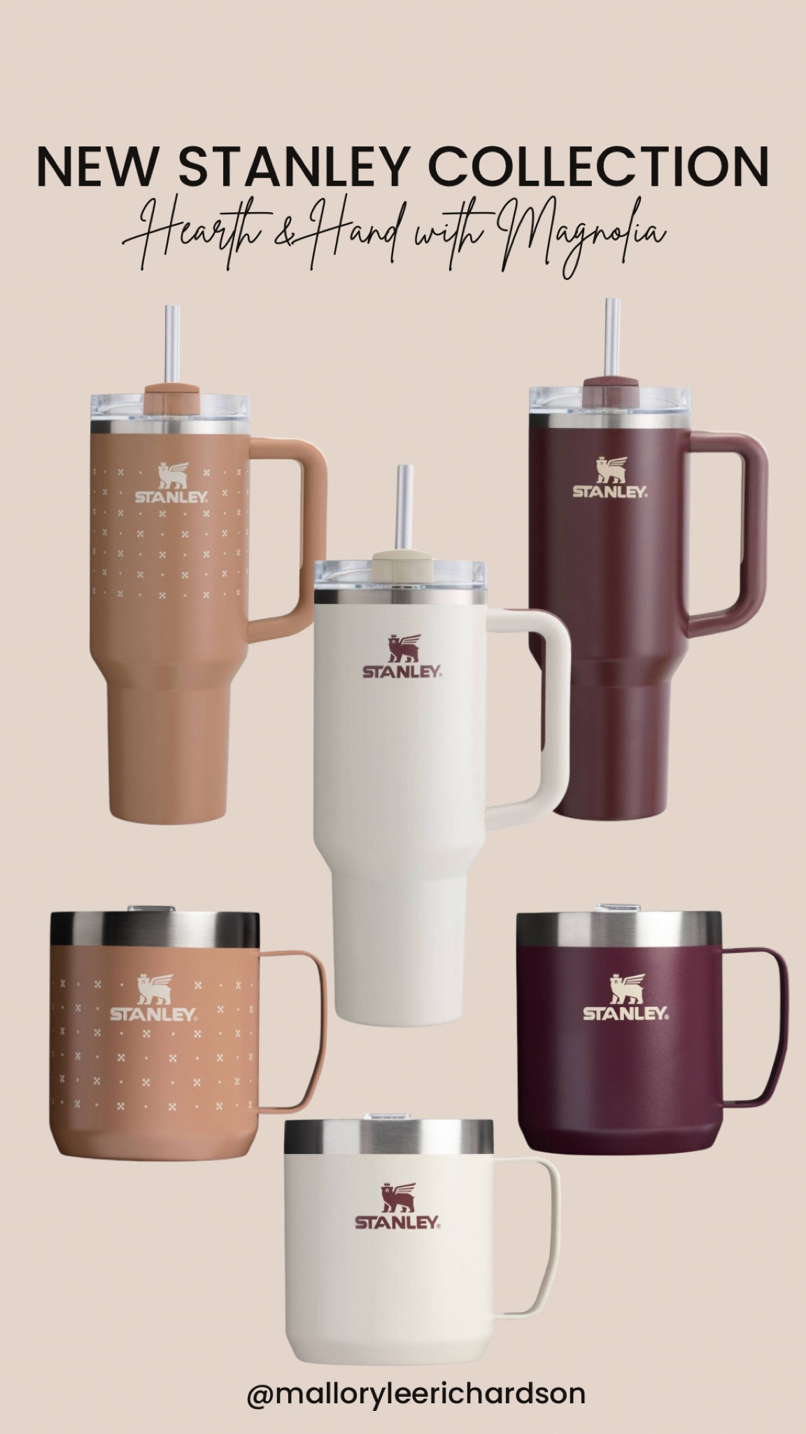 New Stanley Collection with Hearth & Hand with Magnolia! 

stanley tumblers, 40oz tumbler, stanley mug, target, fall stanley collection

#LTKFindsUnder50 #LTKSeasonal