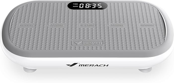 MERACH Vibration Plate Exercise Machine, Vibration Plate 440 Lbs Capacity, Bluetooth and Silicone... | Amazon (US)