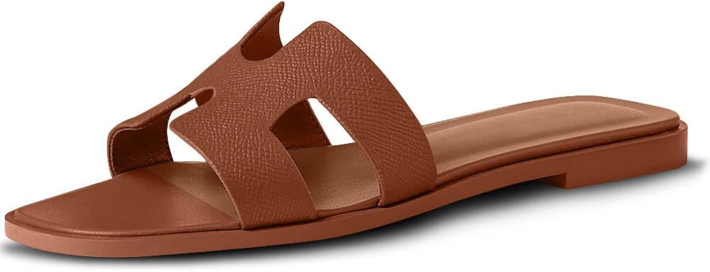 Womens Sandals H-Band Slides Flat Sandals for Women Summer Sandals | Amazon (US)