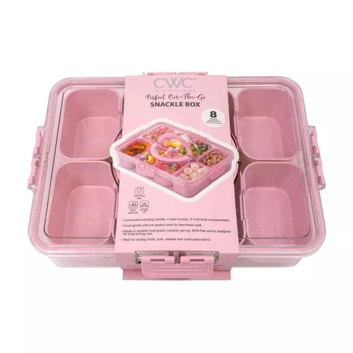Cook With Color Sparkle Snack Box Food Storage Container | Walmart (US)