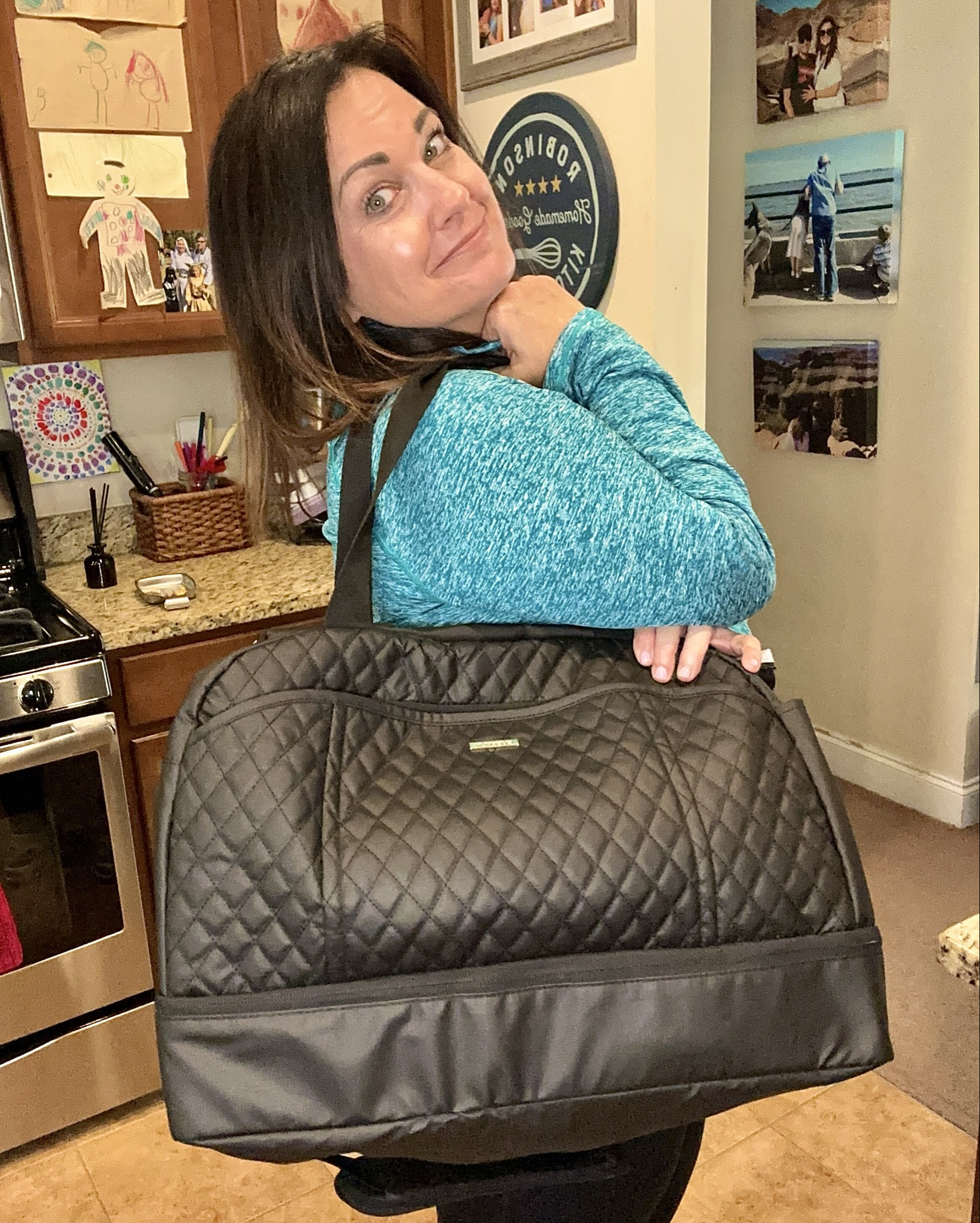 This is he best weekender bag that can also be a great gym bag! Add this to gift ideas (for others or yourself)! 

#LTKselfcare #LTKGiftGuide #LTKmomlife