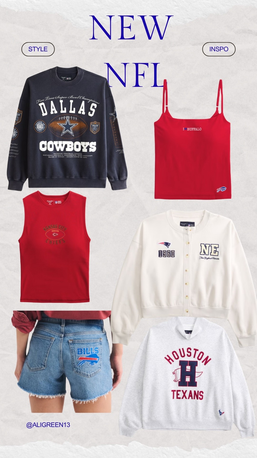 NFL collection

#LTKSeasonal #LTKMens #LTKootd