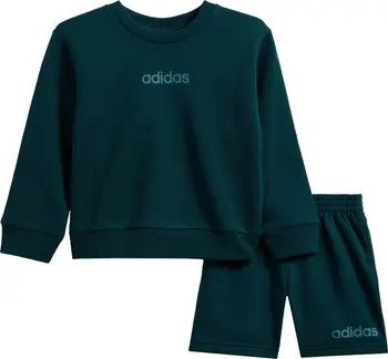 adidas Kids' Fleece Sweatshirt & Shorts Set | Nordstromrack | Nordstrom Rack