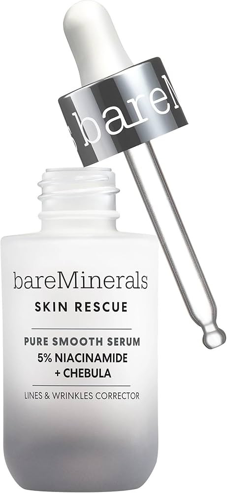Amazon.com: bareMinerals Skin Rescue Pure Smooth Face Serum, Formulated with 5% Niacinamide + Che... | Amazon (US)