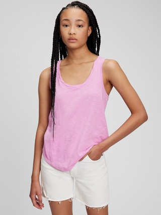 100% Organic Cotton Racerback Tank Top | Gap (US)