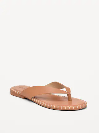 Whipstich Flip-Flops for Women | Old Navy (US)