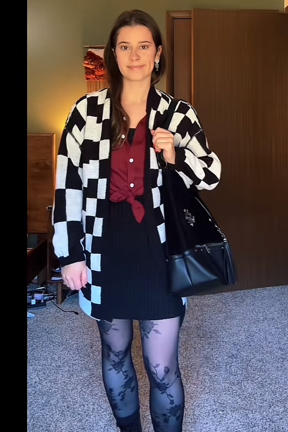 Valentine’s Day ootd #ootd # outfitoftheday #outfits #alt #alternative #altgirl #checkered #docmartens 

#LTKMidsize #LTKFindsUnder50