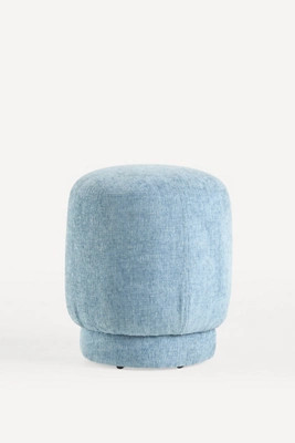 Willet Woven Rounded Ottoman | Anthropologie (US)