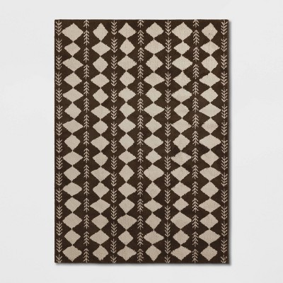Irregular Diamond Shag Area Rug - Threshold™ | Target