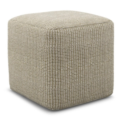 Zelma Indoor/Outdoor Square Woven Pouf | Ashley Homestore
