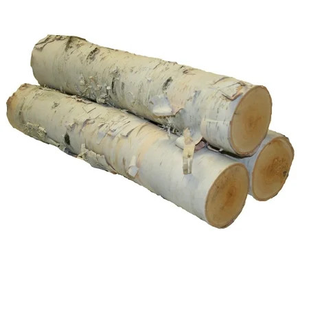 Large White Birch Logs, set of 3 | Walmart (US)