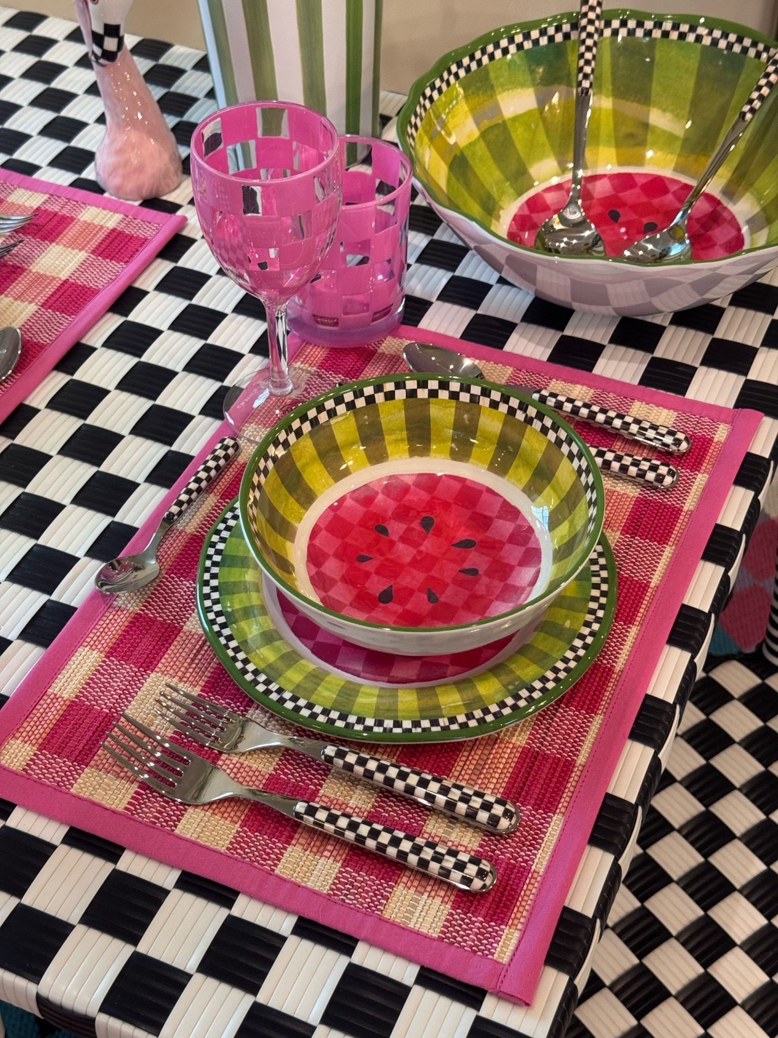 The cutest new melamine and acrylic collection from @MacKenzie-Childs!!!

#LTKSeasonal #LTKHome