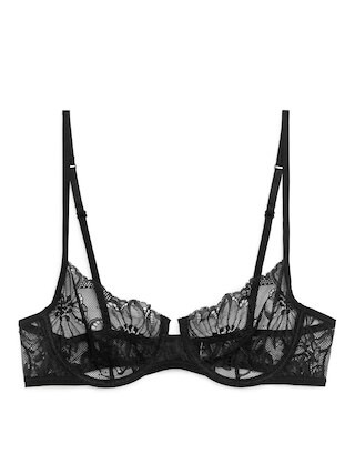 Lace Wire Bra – Black – Women – ARKET GB | Arket UK