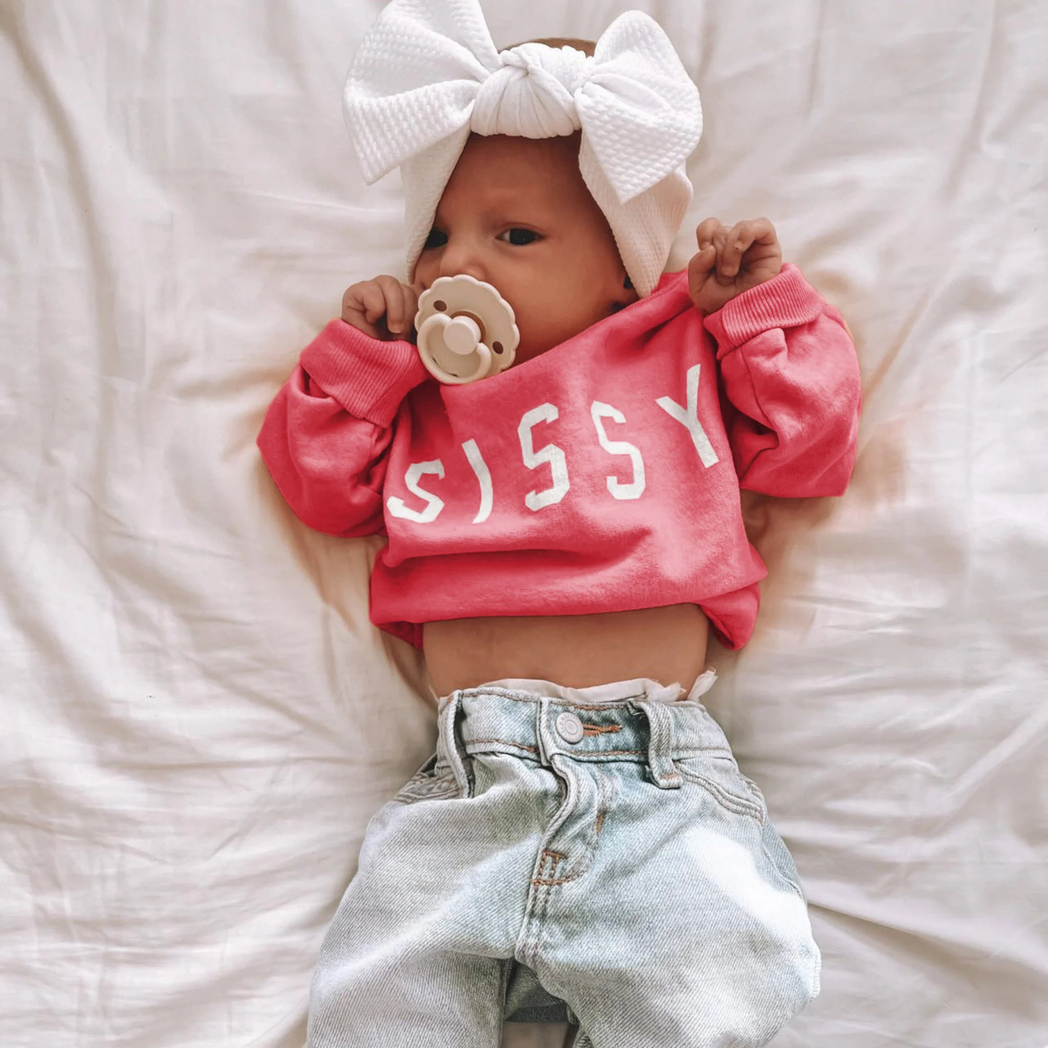 Baby Sissy® Everyday Girls Sweatshirt in Blackberry Color | Ford and Wyatt