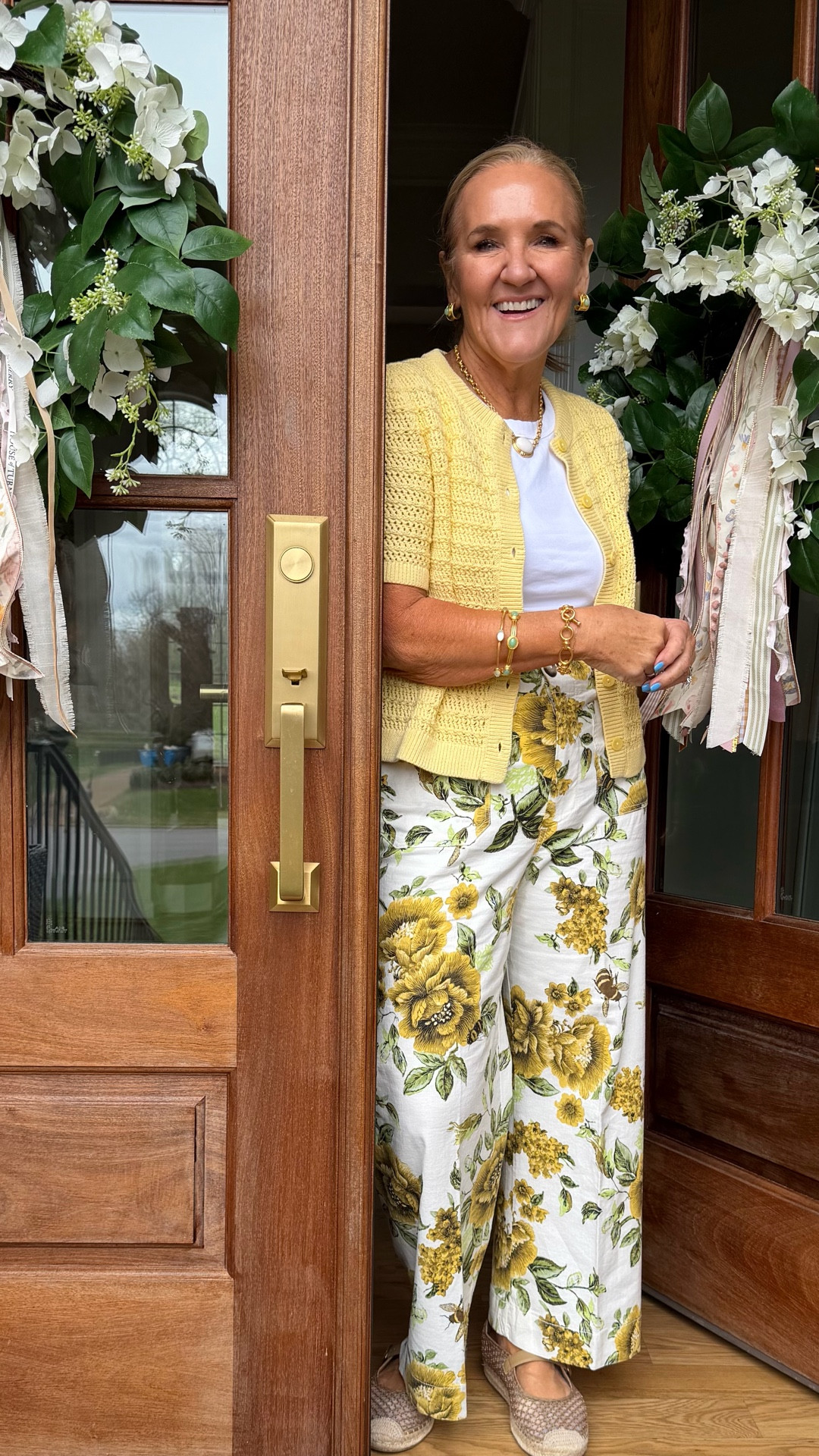 Loving my front door refresh. Everything linked and more! What do you think if faux flowers instead of fresh? I’m still trying to decide. 
Pants size 29 reg 
Sweater medium and linking some similar options in case your size is gone. 

Front porch styling outdoor decor 


#LTKHome #LTKSeasonal #LTKOver40