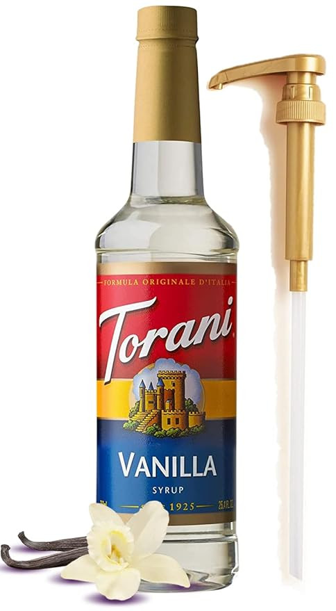 Vanilla Syrup for Coffee 25.4 Ounces for Vanilla Flavored Coffee Syrup with Fresh Finest Syrup Pu... | Amazon (US)