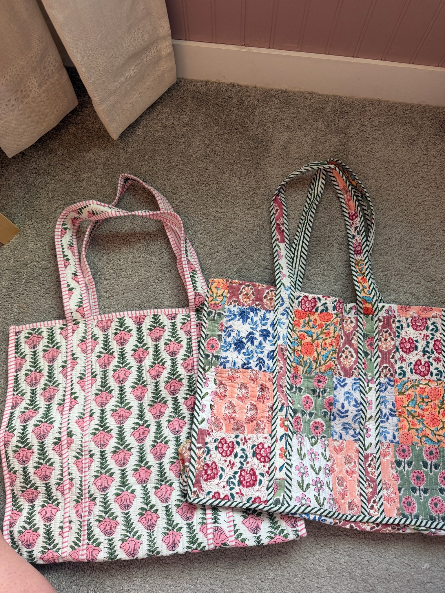 My favorite quilted spring tote bags 🍓💕💐

#LTKSpringSale 

#LTKSeasonal