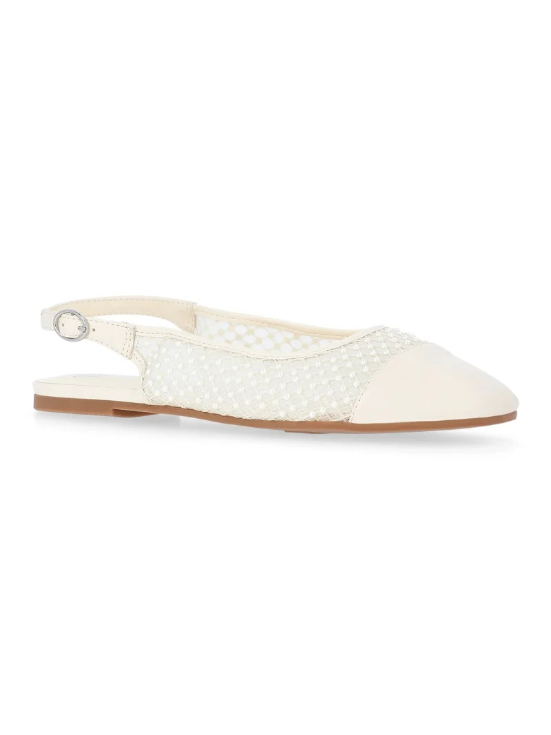 Time and Tru Women's Slingback Flats | Walmart (US)