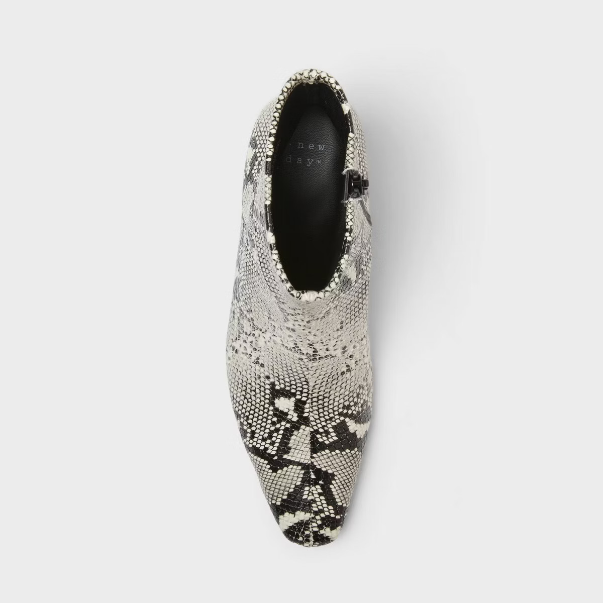 Women's Gabrielle Snakeskin Ankle Boots - A New Day\u2122 White 10 | Target