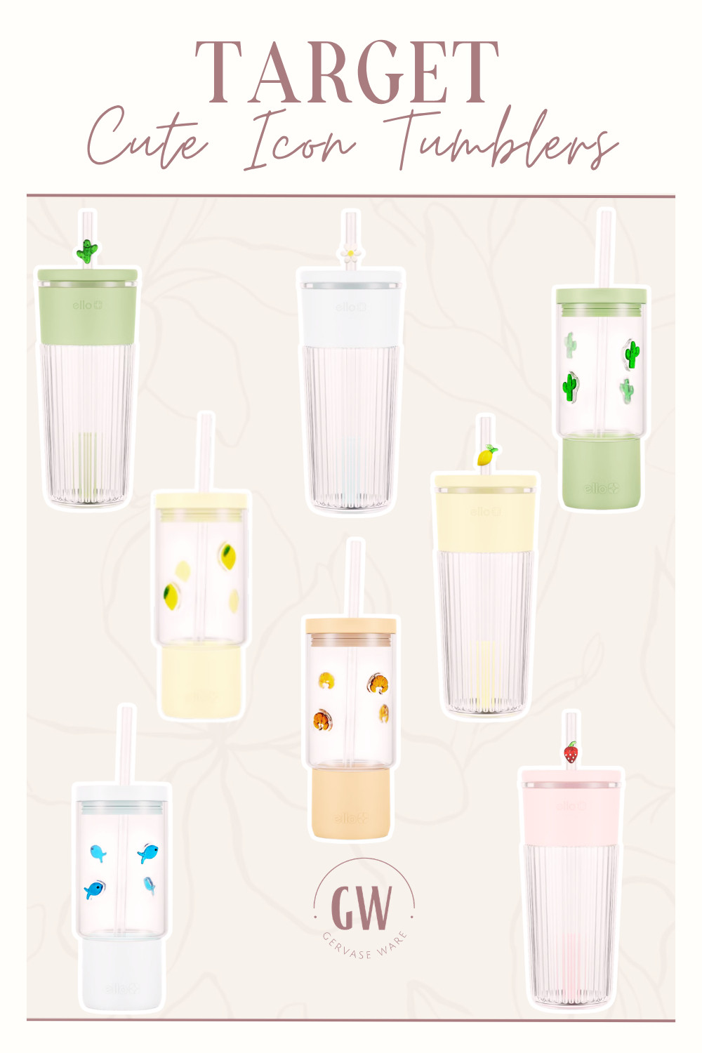 Target icon tumblers that are too cute to pass up 💕✨ The perfect drinkware finds for errands, work days, and iced coffee runs 🧋

 

 #LTKxMadewell #LTKActive #LTKU