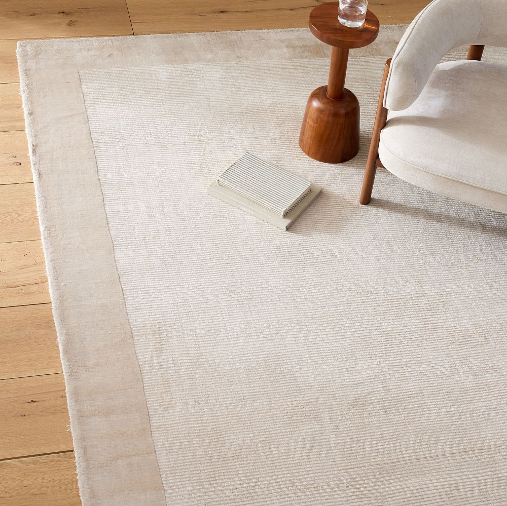 TENCEL™ Frame Rug | West Elm (US)
