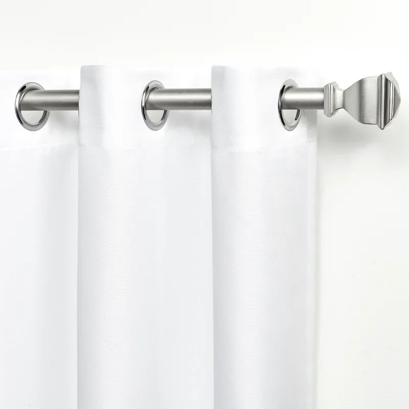 Haoxuan Solid Room Darkening Outdoor Grommet Curtain Panels (Set of 2) | Wayfair Professional