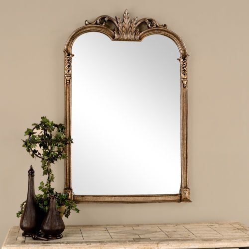 Uttermost Jacqueline Gold Wall Mirror 14018 P | Bellacor | Bellacor
