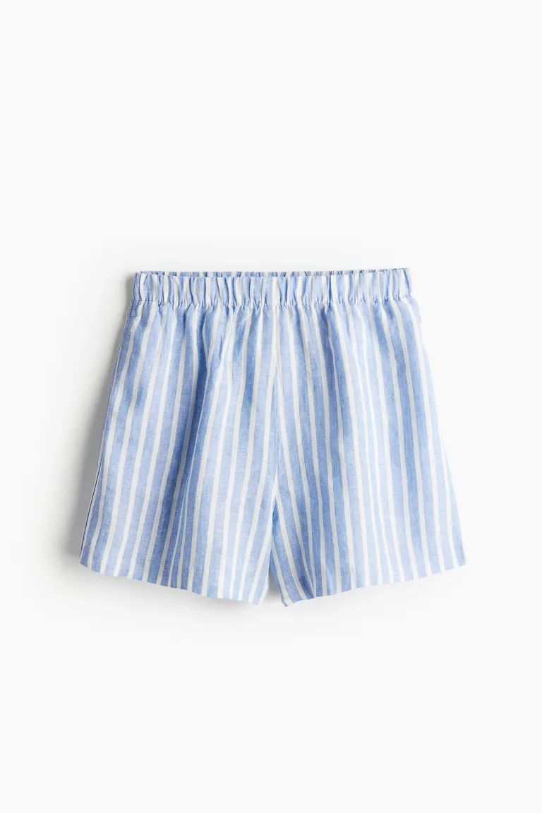 Pull-on linen shorts | H&M (UK, MY, IN, SG, PH, TW, HK)
