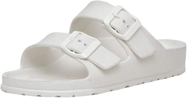 CUSHIONAIRE Women's Elane EVA Comfort Footbed Sandal with +Comfort | Amazon (US)