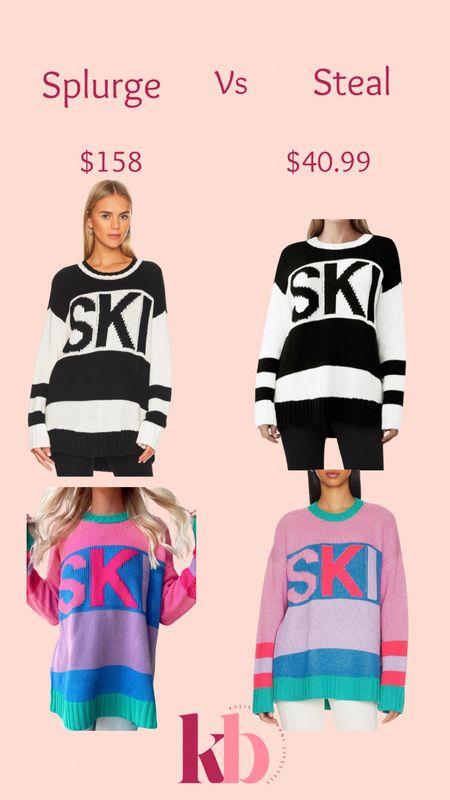 Show Me Your Mumu Ski Sweater Look for Less

#LTKSeasonal #LTKstyletip #LTKfindsunder50