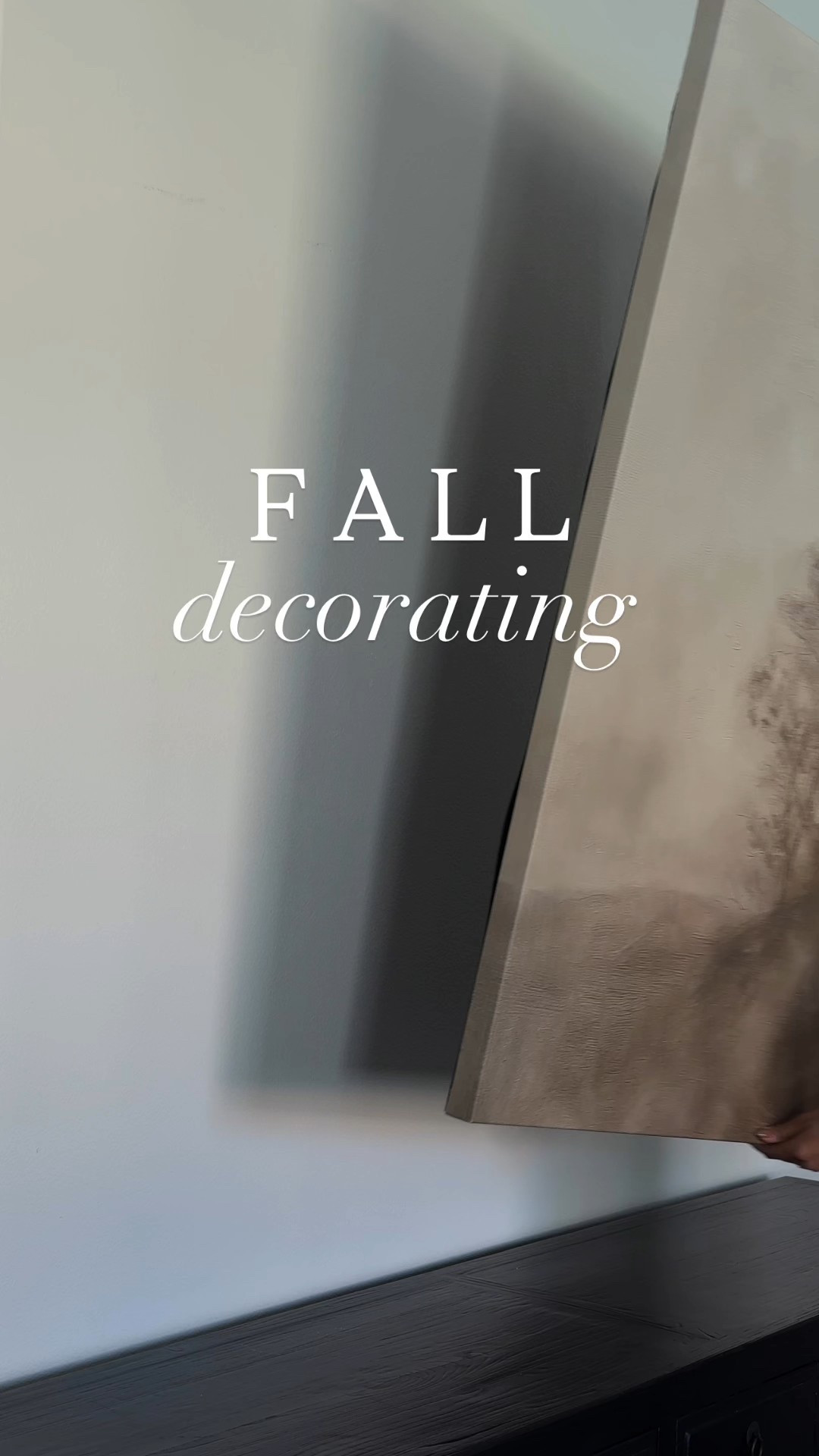 Fall Sideboard Decorating