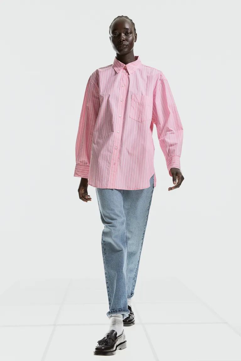 Cotton Poplin Shirt | H&M (US)