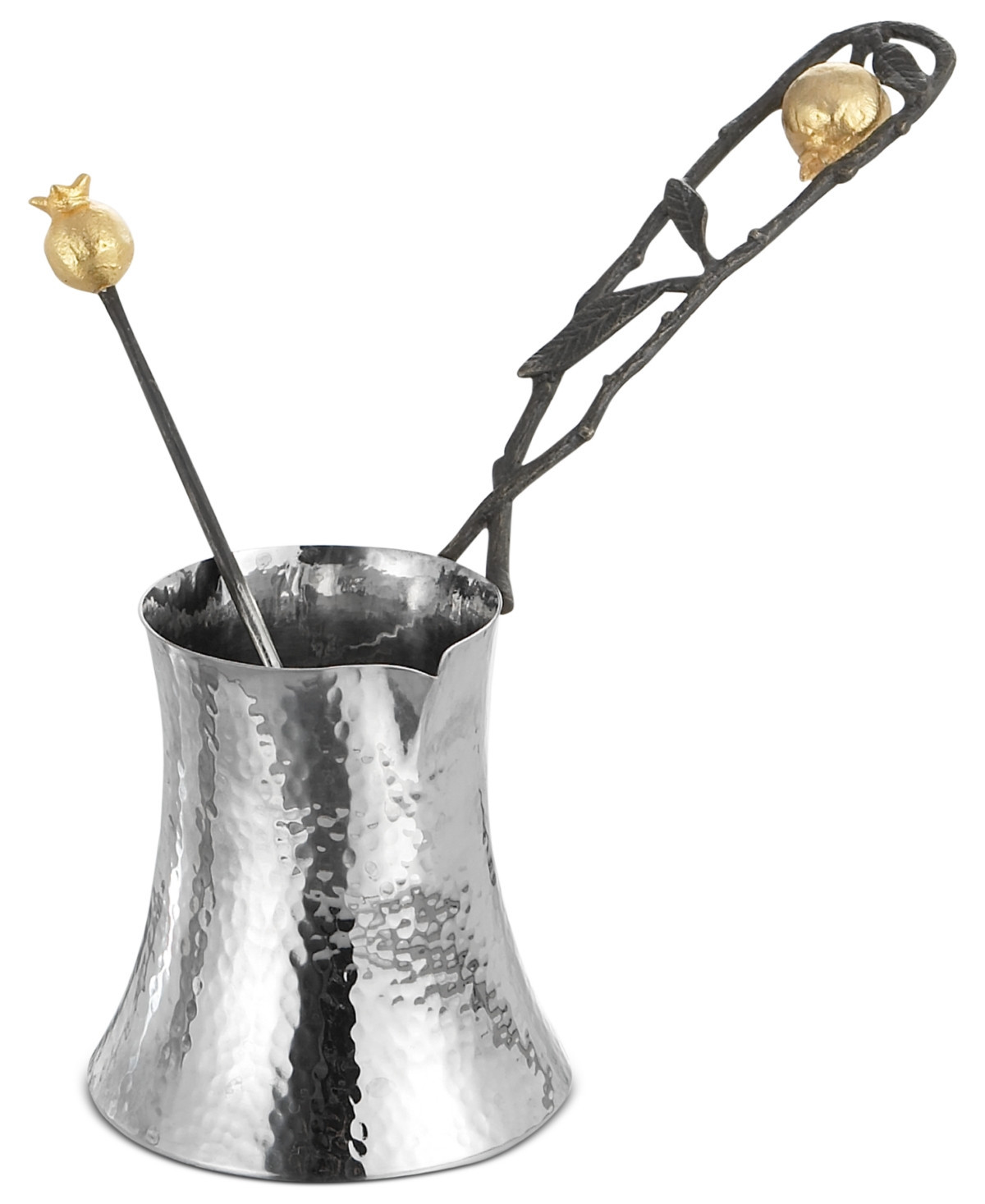 Michael Aram Pomegranate Coffee Pot with Spoon - Silver | Macy's