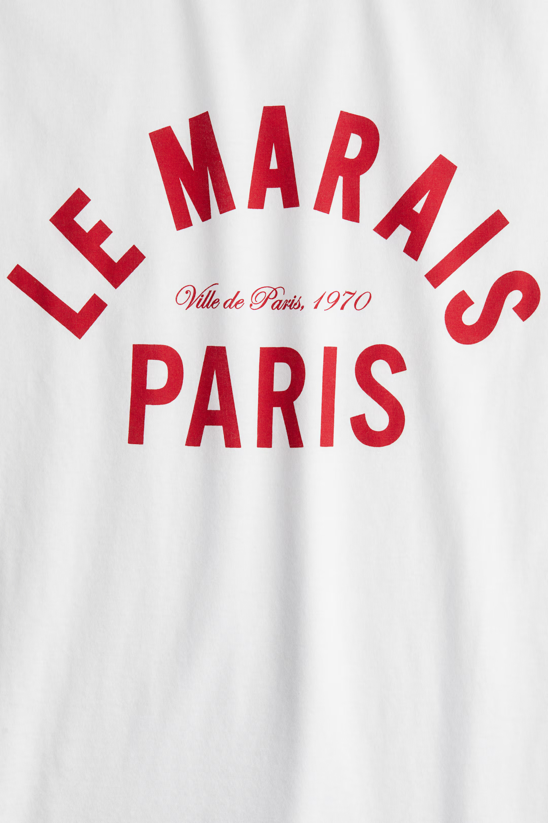 Printed T-shirt - White/Paris - Ladies | H&M GB | H&M (UK, MY, IN, SG, PH, TW, HK)