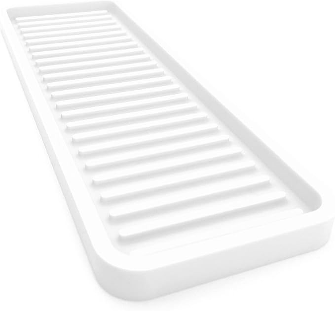 Happitasa Silicone Kitchen Sink Organizer Tray, Sponge Holder and Countertop Protector | Straight... | Amazon (US)