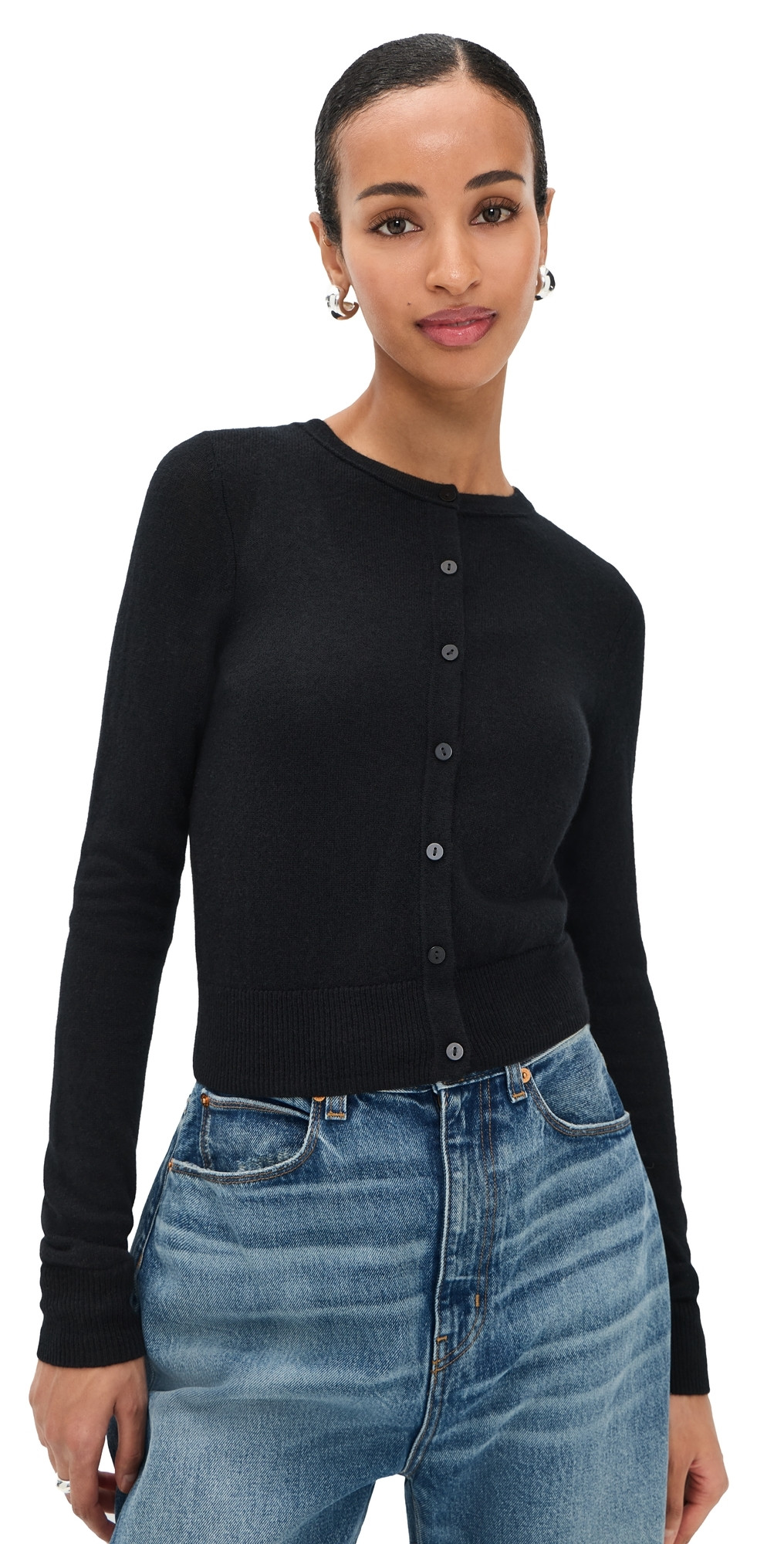 Joe's Jeans The Dani Cashmere Cardigan Black XS | Shopbop