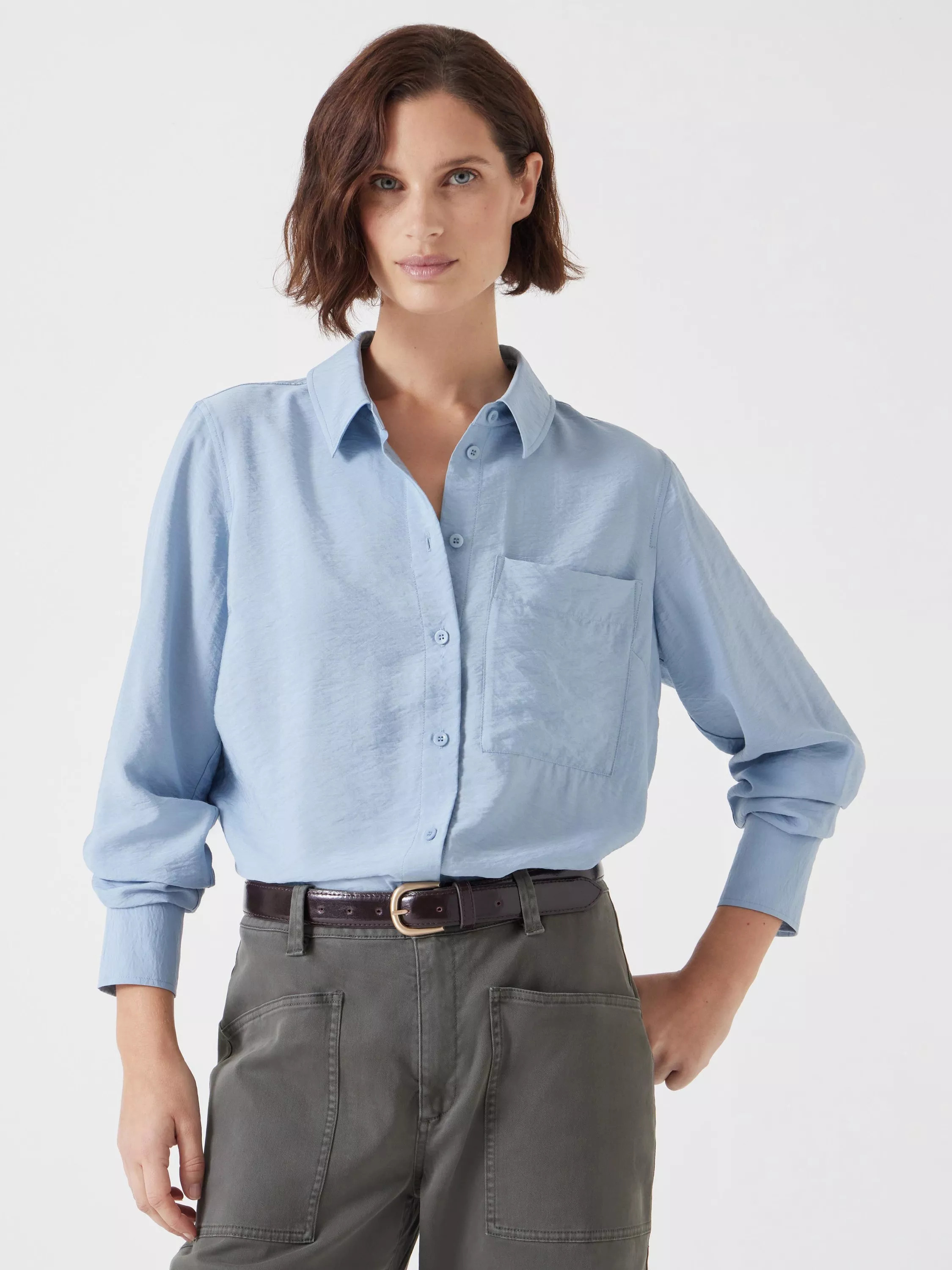 HUSH Relaxed Long Sleeve Shirt | John Lewis (UK)